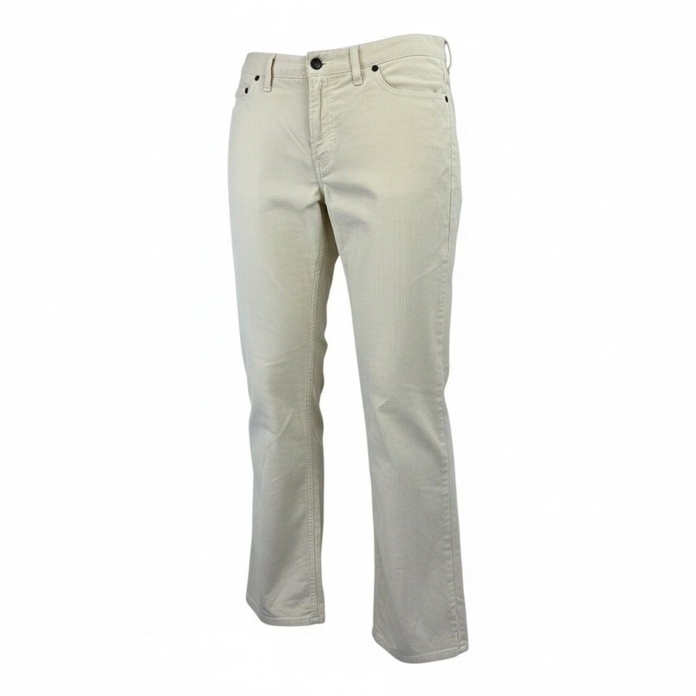 Vineyard Vines Chillmark‎ Womens Sz 12 34x32 Cordaroy Pants Vanilla Color (EE22)